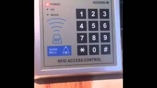 AD2000M controllo Accessi RFID [upl. by On]