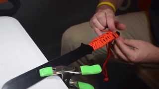 Paracord Handle Wrap Tutorial [upl. by Simonette]