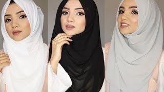 SIMPLE FULL COVERAGE HIJAB STYLES [upl. by Theressa]