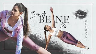 10 MIN Bauch Beine Po Training für Zuhause  ohne springen amp ohne Geräte  TinaFitness [upl. by Esela620]