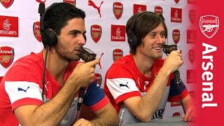 Mikel Arteta amp Tomas Rosicky UnClassic Commentary [upl. by Ozmo]