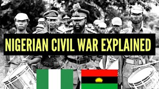 A Brief Explanation of the Nigerian Civil War Biafra War  African Biographics [upl. by Frydman]