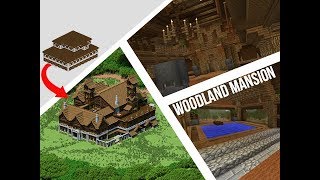 Minecrafts Most Epic Woodland Mansion Ever COMPLETE [upl. by Euqinad]