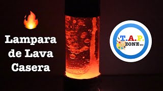 Como hacer una lampara de lava casera  TAP ZONE Mx [upl. by Anyah]