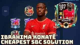 The Cheapest SBC For Ibrahima Konaté  FIFA MOBILE 21 [upl. by Noiwtna372]