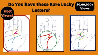 Rare Lucky Signs M X V in Your hand Palm Palmistry  Sudden wealth Lines Sai Suvajit Astrologer [upl. by Kcyrred]