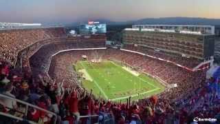 Official San Francisco 49ers Levis Stadium TimeLapse [upl. by Haveman]