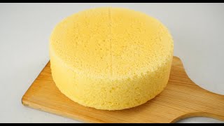 No Oven SPONGE CAKE With 3 Ingredients Soft And Fluffy [upl. by Roosevelt31]