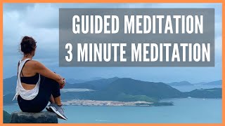 Guided Meditation  3 Minute Meditation [upl. by Leahcam632]