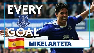 MIKEL ARTETA EVERY EVERTON GOAL [upl. by Danczyk235]