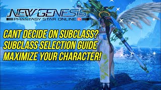 PSO2 NGS What Subclass To Choose All Subclasses Selection Guide [upl. by Aranahs]