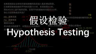 关于假设检验的一切  统计学 hypothesis testing [upl. by Yarazed853]