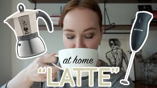 HOW TO MAKE A quotLATTEquot AT HOME moka pot  frother [upl. by Wobniar980]