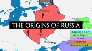 The origins of Russia  Summary on a Map [upl. by Luanne]