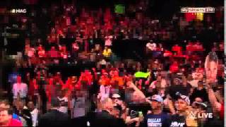 WWE The Authority Segment Randy Orton RKOs Seth Rollins [upl. by Eecak714]