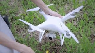 Mise en route DRONE PHANTOM 4 [upl. by Atiraj155]