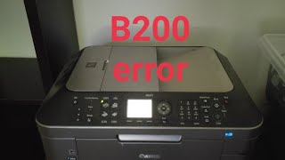 How to fix B200 error Canon MX870 printer [upl. by Ahseet]