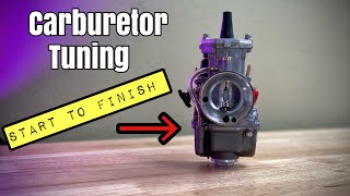 HOW TO TUNE A CARB  CARBURETOR step by step guided [upl. by Airaet]