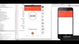 Audio Recorder Pro Complete App using Android Studio PART 1 [upl. by Ameyn]