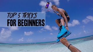 Kiteboarding Top 5 Tricks For Beginners [upl. by Homovec]