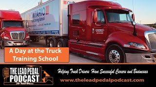 A Day at a Truck Driver Training School [upl. by Dnesnwot]