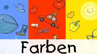 💡 Farben  Kinderlieder zum Lernen [upl. by Cosimo]