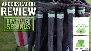 ARCCOS CADDIE 20 REVIEW  DONE IN 60 SECONDS [upl. by Annwahsal84]