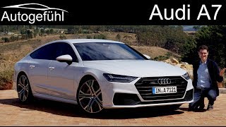 Audi A7 Sportback FULL REVIEW allnew 20182019 neu  Autogefühl [upl. by Lombardy374]