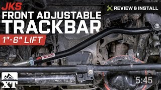 Jeep Wrangler JKS Front Adjustable Trackbar 20072017 JK Review amp Install [upl. by Gerhardine]