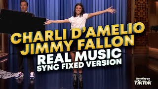 Charli DAmelio Jimmy Fallon Real Music Edition  The Tonight Show [upl. by Ruomyes]