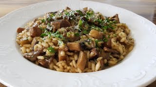 How to Make Mushroom Risotto  Best Mushroom Risotto Recipe [upl. by Ellednahc]