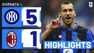 InterMilan 51  L’Inter domina il Derby della Madonnina Gol e Highlights  Serie A TIM 202324 [upl. by Gavette]