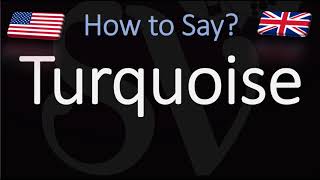 How to Pronounce Turquoise CORRECTLY [upl. by Eelta]