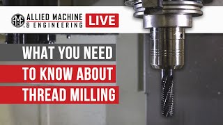 What You Need to Know About Thread Milling [upl. by Tearle53]