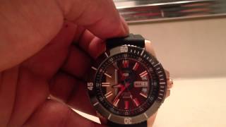 Handwinding the Seiko 4r36 automatic movement [upl. by Klina]