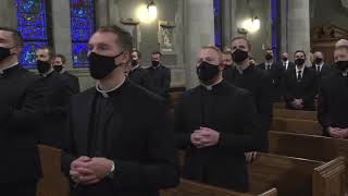 Seminarians Sing the Salve Regina [upl. by Anelav394]