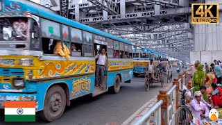 KolkataCalcutta India🇮🇳 Real Life in Kolkata Old Central 4K HDR [upl. by Atteynad665]