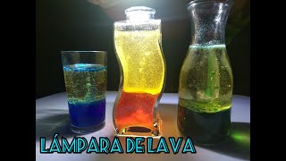 Experimento Lámpara de lava [upl. by Natalie]