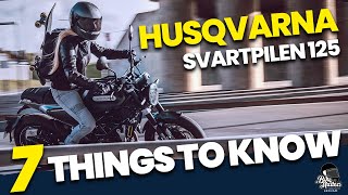 2021 Husqvarna Svartpilen 125 7 Things To Know [upl. by Constance]