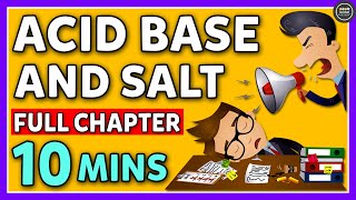 Acids Bases and Salts  Full Chapter  Class 10 [upl. by Ennairod]