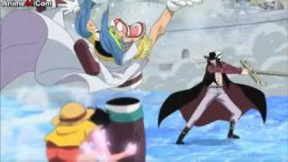 One PieceCaptan Buggy Vs Strongest Swords Man Mihawk [upl. by Nicolais]