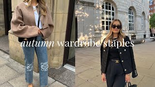 10 ESSENTIAL PIECES FOR YOUR AUTUMN CAPSULE WARDROBE [upl. by Sirenay]