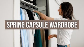 My Minimalist Spring Capsule Wardrobe 25 pieces [upl. by Ewald]