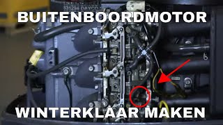 BUITENBOORDMOTOR WINTERKLAAR MAKEN [upl. by Aicenod713]