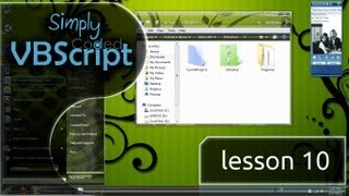 VBScript Basics Part 10  Script Directory [upl. by Mairem]