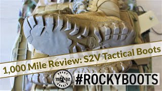 1000 Mile Review Rocky S2V Tactical Boots [upl. by Chesna892]