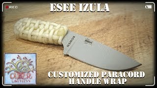 ESEE Izula Customized Paracord Handle Wrap [upl. by Kcirdorb]