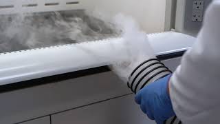 Labconco Fume Hood Airflow Demonstration [upl. by Ainos]