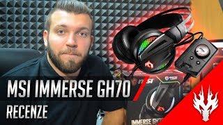 MSI Immerse GH70 unboxingreview CZ [upl. by Crispin]