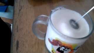 Aerolatte Review Frothing Cold Milk In Under 1 Minute [upl. by Adnoraj]